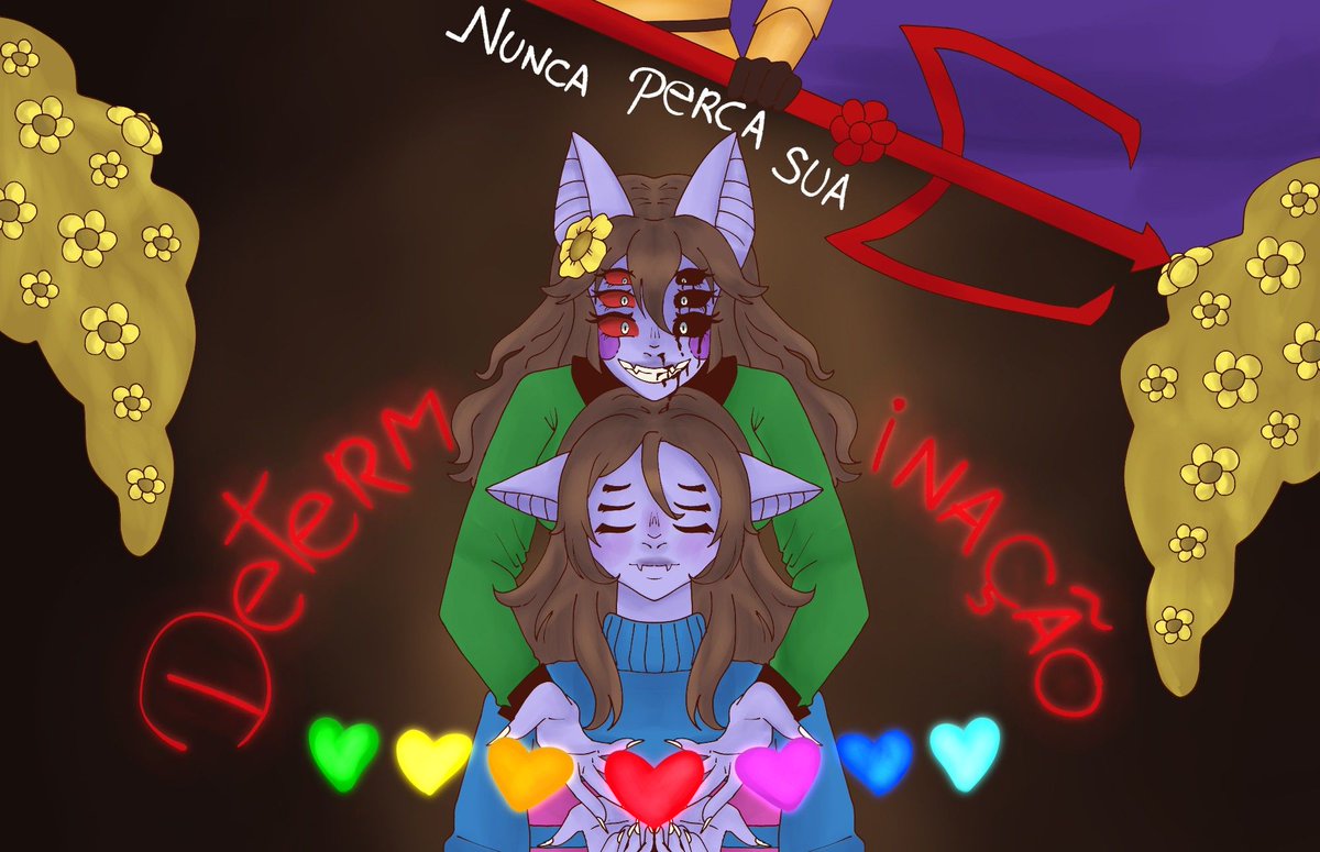 AmoraLazuli7's tweet photo. "Monstros e Humanos
Entraram em guerra por toda a Terra
Nós só buscamos
Forma de escapar
A liberdade finalmente encontrar"
— Determinação - papyrus da batata 

#neobaka #gurenartes #desenheeiris #eeirisarts #evelineartes #DanteArtes #ravielarts #florarts https://t.co/P2cJRxW0j7