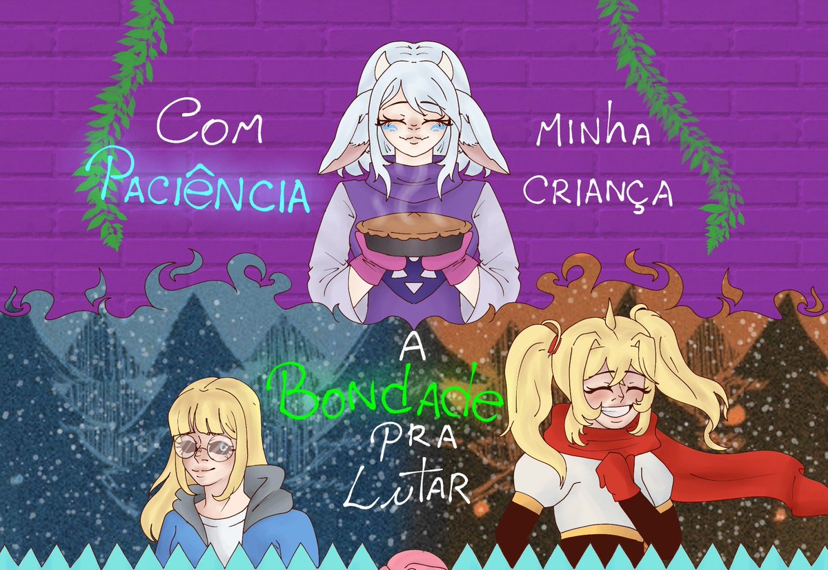 AmoraLazuli7's tweet photo. "Monstros e Humanos
Entraram em guerra por toda a Terra
Nós só buscamos
Forma de escapar
A liberdade finalmente encontrar"
— Determinação - papyrus da batata 

#neobaka #gurenartes #desenheeiris #eeirisarts #evelineartes #DanteArtes #ravielarts #florarts https://t.co/P2cJRxW0j7