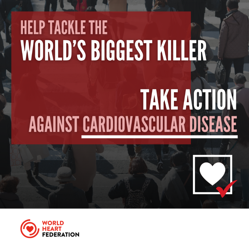 worldheartfed's tweet photo. As few as 7% of countries have standalone plans or strategies to tackle cardiovascular disease.

Help us send a powerful message to our leaders to take comprehensive action against CVD.