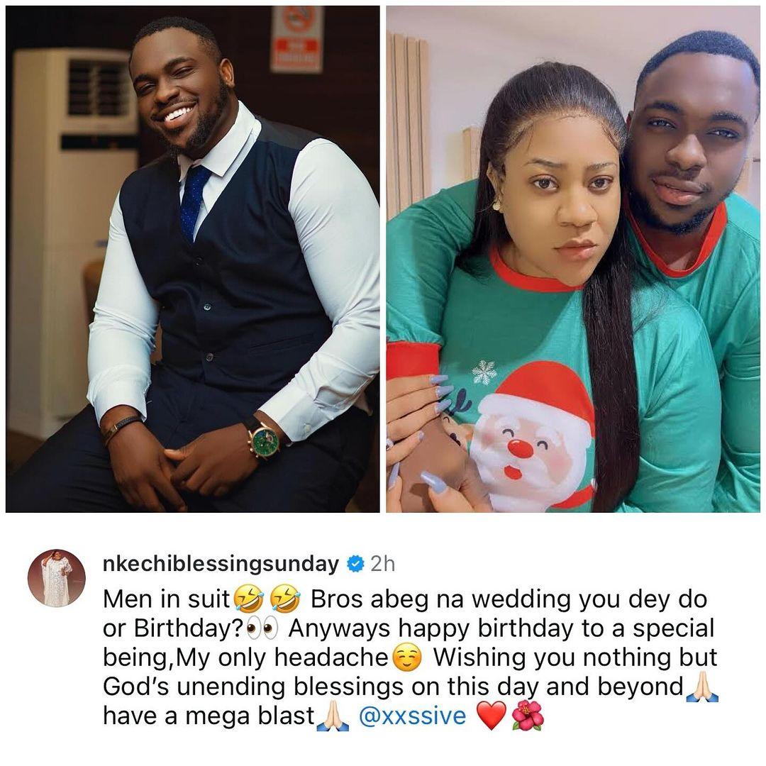 TheTWAAPR's tweet photo. βA special being, My only headacheβ- acress Nkechi Blessing Sunday celebrates her man as he turns a year older
#BurnaBoy #fuel #BVASInspectionNow https://t.co/IpwndmNVjQ
