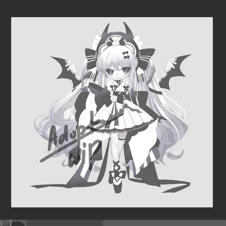 Nomeille's tweet photo. Wip adopt for Halloween month ^^
#adopt #aboptable #wip https://t.co/QDfYy67e7F