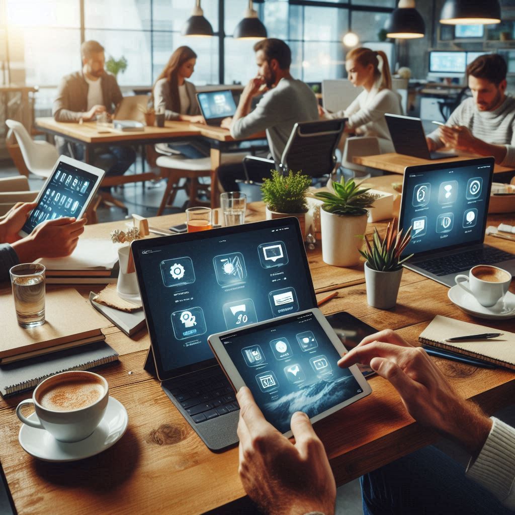 TheLukeBrewer's tweet photo. Could you get thru you work day only using an ipad or android tablet and the mobile apps or do you have something the requires a laptop/desktop?#futureofwork https://t.co/pPMsEBoe8U