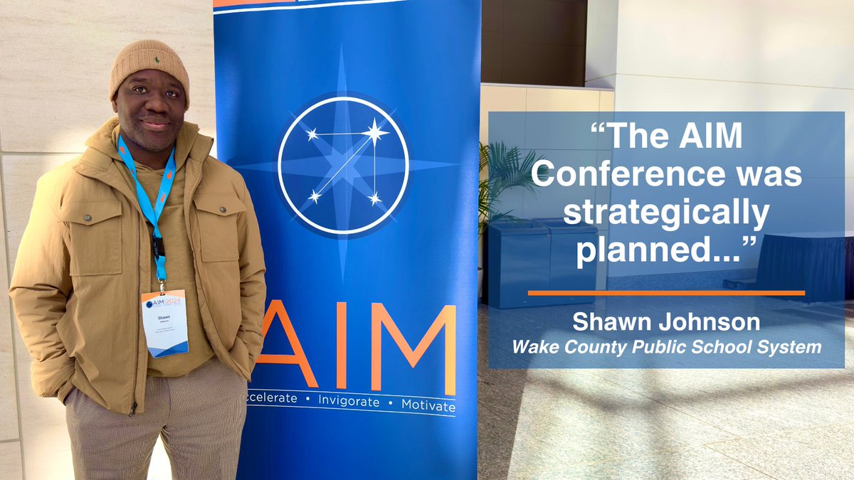 NC AIM Conference (@aim_ncdpi) on Twitter photo "The AIM Conference was strategically planned to provide sessions that I was interested in and that aligned to the things weโre doing in our district. I enjoyed being able to extend my knowledge and dig deeper into things weโre already doing.โ - Shawn Johnson. <a href="/WCPSS/">Wake County Public School System</a> #NCAIM2024 "The AIM Conference was strategically planned to provide sessions that I was interested in and that aligned to the things weโre doing in our district. I enjoyed being able to extend my knowledge and dig deeper into things weโre already doing.โ - Shawn Johnson. <a href="/WCPSS/">Wake County Public School System</a> #NCAIM2024