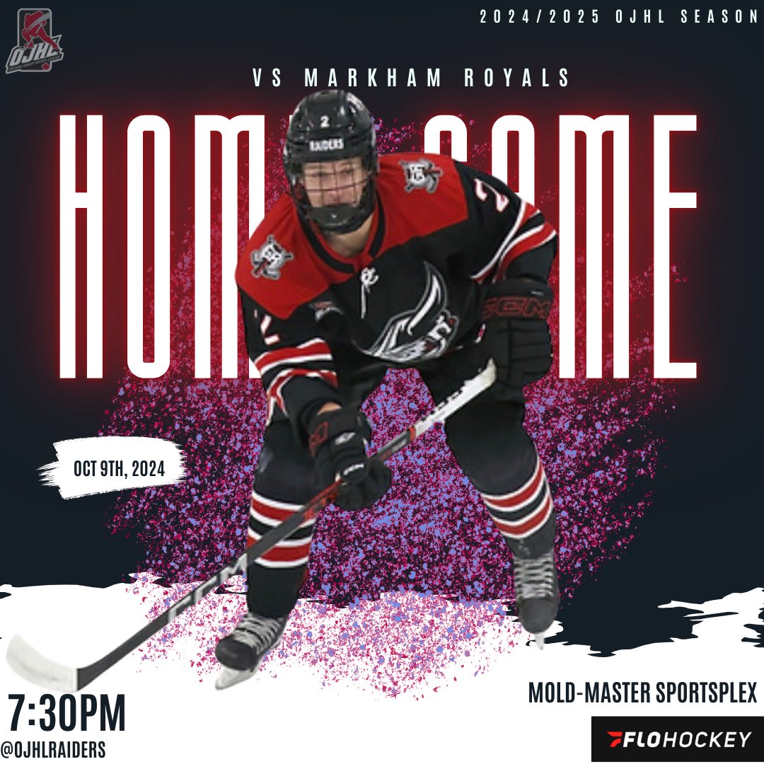 Raiders fans.. it’s time to #DefendTheDen as the Royals come to town! 

Puck drop is at 7:30pm at the Mold!