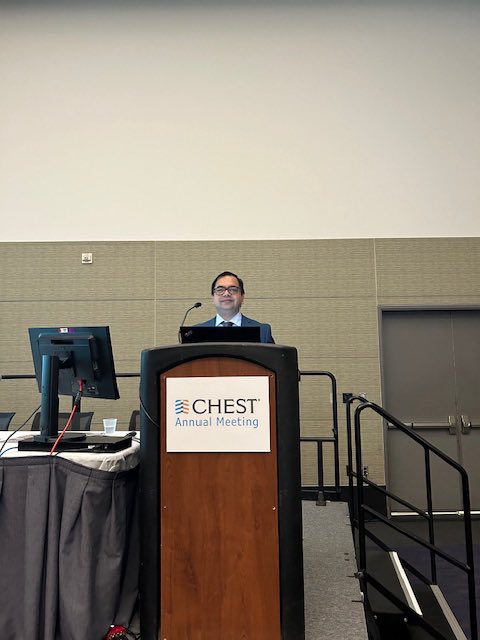 Munishpccm's tweet photo. Artificial Intelligence in Chest infection. Very glad to have presented this emerging topic at @accpchest conference Boston @salimrsurani @BSWHTemple_PCCM @BoethelCarl1 https://t.co/1IlPb6raNj