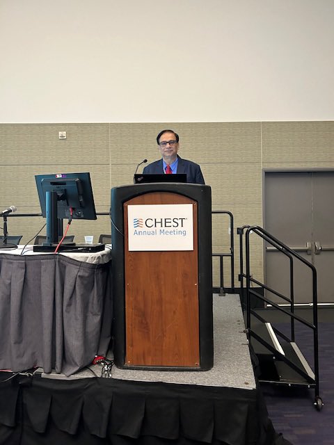 Munishpccm's tweet photo. Artificial Intelligence in Chest infection. Very glad to have presented this emerging topic at @accpchest conference Boston @salimrsurani @BSWHTemple_PCCM @BoethelCarl1 https://t.co/1IlPb6raNj
