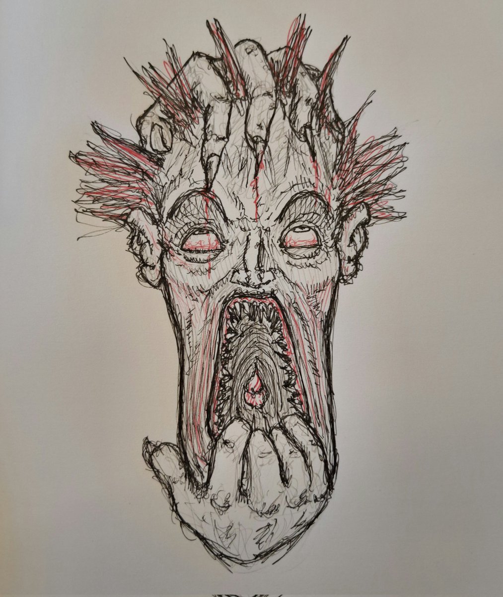 TheJuniorAde's tweet photo. Day 3: Mouthy
#inktober #inktober2024 #ink #art #drawing #illustration #day3 #mouthy #horror #creature #monster #pen #penart #fineline
https://t.co/Kj0FwuzlVr https://t.co/EQeMCPHWks