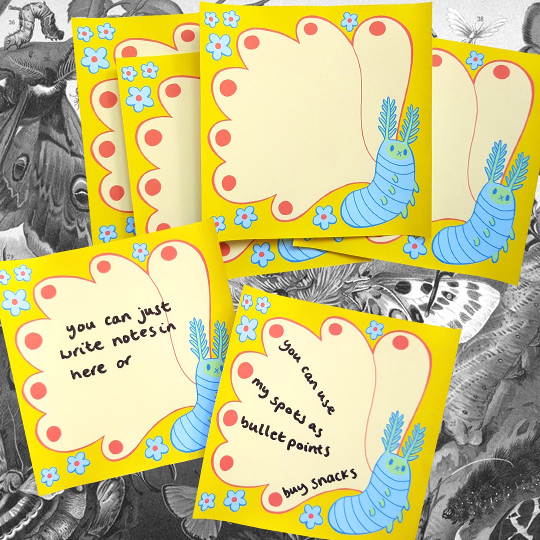 moth memo sheets! :)