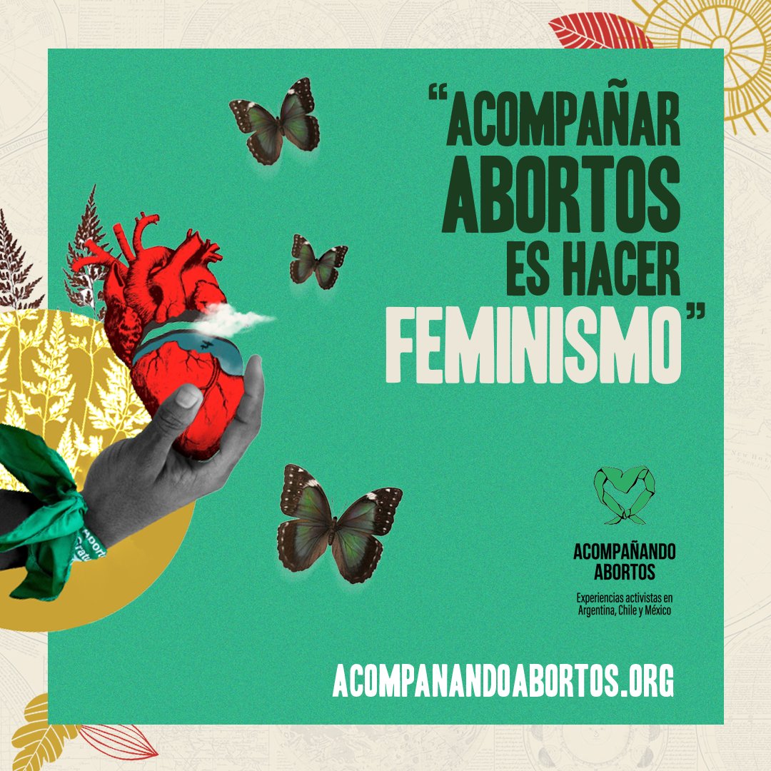💚Acompañar abortos, es una experiencia que desencadena un montón de historias💚. 

En el sitio “Acompañando acompañantes” encontrarás relatos de lxs acompañantes de #abortoseguro de Chile, México y Argentina. ✨Vayan a leerlos! 

👉ow.ly/ynUp50TG4np
