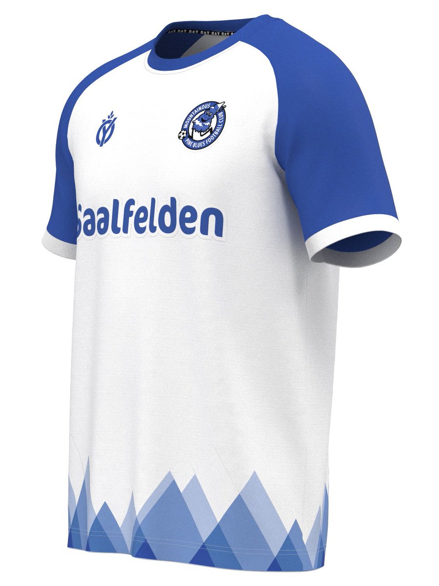 FcpsReport's tweet photo. *JUST IN TIME FOR CHRISTMAS!!*
Our new @FCPSen @fcpscampus @FanOwnedClub supporters jersey is now available through @oliveandyork at the link 👇. 

https://t.co/a4Pgh9vHyi 

#mountainouspineblues🇦🇹🏔️🌲🇦🇹 #fcps #saalfelden #RLW #austria #foc #salzburg #owner#brucethespruce https://t.co/M1yDemUILD