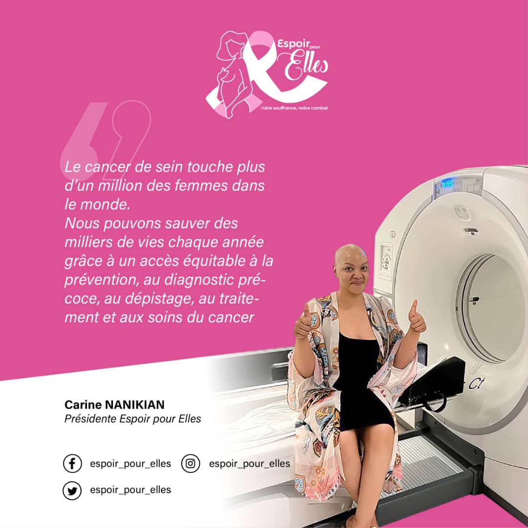 Espoir Pour Elles (@espoirelles) on Twitter photo #OctobreRose2024 <a href="/CarineNanikian/">Carine Nanikian</a>
Voici mon histoire avec le Cancer du Sein, mais j'ai gardé espoir. <a href="/jolieNdaya01/">Jolie Ndaya</a>
<a href="/AbedAchour/">Abed Achour</a> <a href="/Pourelle/">Tathiana Han</a>.info <a href="/JacquesKyabula/">Jacques Kyabula Katwe</a> <a href="/DeniseNyakeru/">Denise NYAKERU TSHISEKEDI</a>
@maguy_mbuku <a href="/JeanineMabunda/">Jeanine MABUNDA</a>
<a href="/ChristelleVuan1/">Christelle Vuanga</a> <a href="/TatianaPembe/">Hon. Pembe Luemba Tatiana</a> <a href="/EstherMpezoOmba/">Esther MPEZO</a> #OctobreRose2024 <a href="/CarineNanikian/">Carine Nanikian</a>
Voici mon histoire avec le Cancer du Sein, mais j'ai gardé espoir. <a href="/jolieNdaya01/">Jolie Ndaya</a>
<a href="/AbedAchour/">Abed Achour</a> <a href="/Pourelle/">Tathiana Han</a>.info <a href="/JacquesKyabula/">Jacques Kyabula Katwe</a> <a href="/DeniseNyakeru/">Denise NYAKERU TSHISEKEDI</a>
@maguy_mbuku <a href="/JeanineMabunda/">Jeanine MABUNDA</a>
<a href="/ChristelleVuan1/">Christelle Vuanga</a> <a href="/TatianaPembe/">Hon. Pembe Luemba Tatiana</a> <a href="/EstherMpezoOmba/">Esther MPEZO</a>