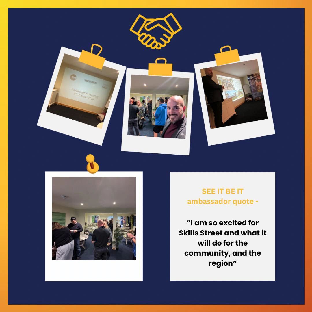 Skills Street (@skills_street_) on Twitter photo It's our future, let's shape it! This morning we welcomed the <a href="/SheffCouncil/">Sheffield City Council</a> See it Be it team on site, a room full of #business individuals keen to inspire the next generation. Check out the See It Be It programme here โถ๏ธ lnkd.in/dRU557rM
#makeitfun #lifelonglearning It's our future, let's shape it! This morning we welcomed the <a href="/SheffCouncil/">Sheffield City Council</a> See it Be it team on site, a room full of #business individuals keen to inspire the next generation. Check out the See It Be It programme here โถ๏ธ lnkd.in/dRU557rM
#makeitfun #lifelonglearning