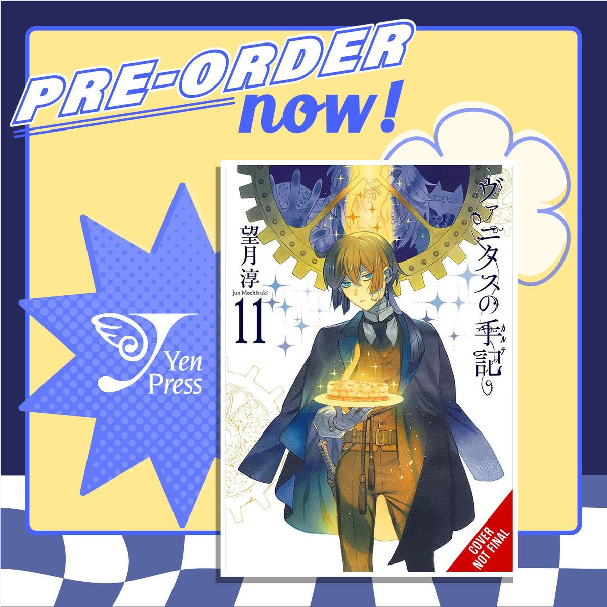 yenpress's tweet photo. 🚨PRE-ORDER AVAILABLE🚨
The Case Study of Vanitas, Vol. 11 (Special Edition) 

A YEN PRESS WEBSTORE EXCLUSIVE. This special edition of volume 11 includes a 128-page booklet featuring the author's sketches of the characters!

Pre-order Here: ➡️ https://t.co/4O88RnEcKn https://t.co/h0pHGAsesF