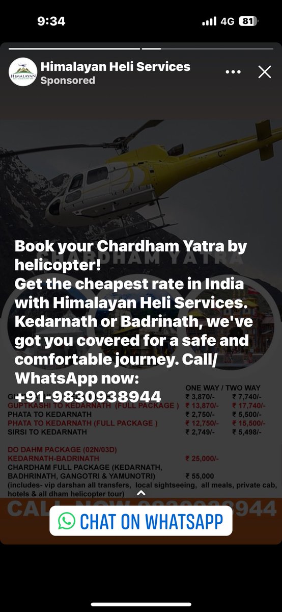 ashish_01989's tweet photo. So many scammers are running ad on Facebook and flee away with people money, and Facebook doesn’t verify and take any action
@AshwiniVaishnaw , @facebook https://t.co/8aI1fg5bTQ