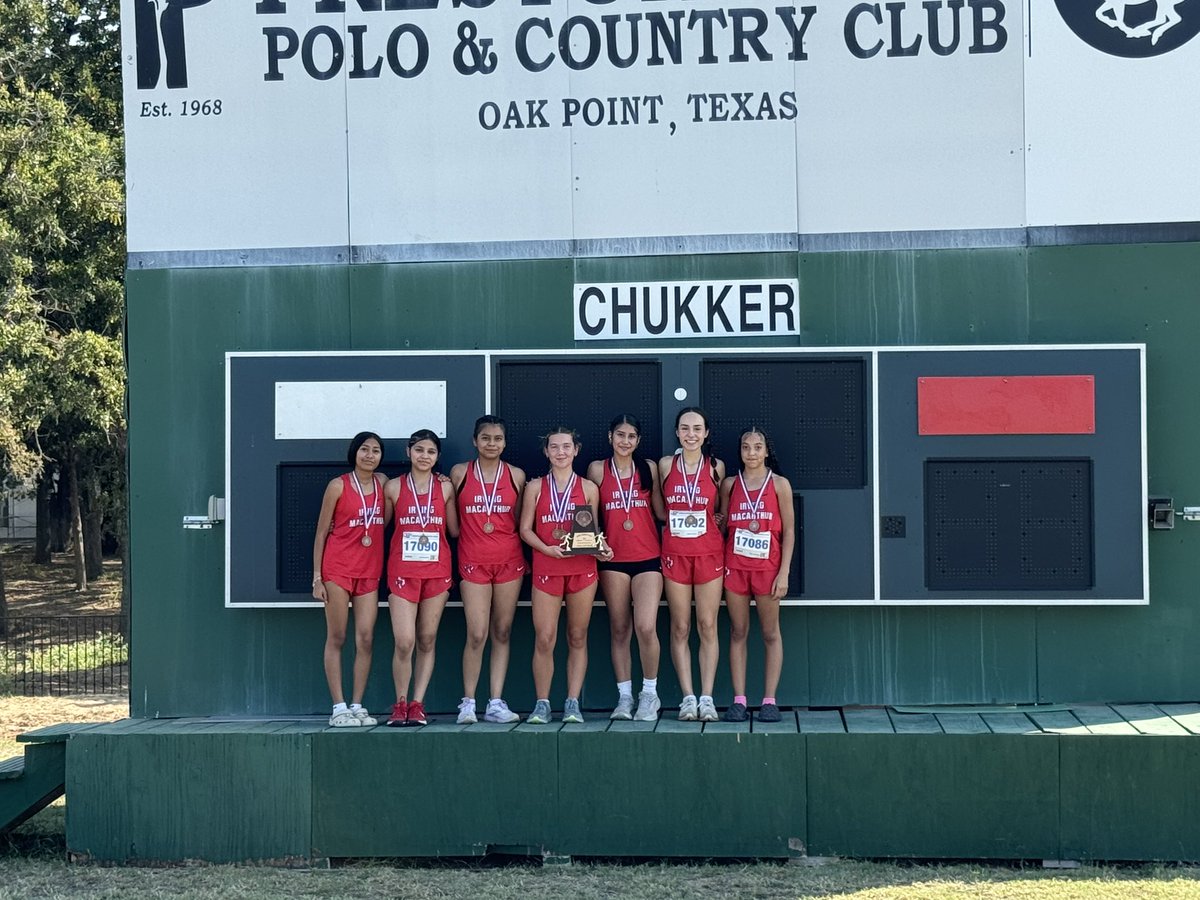 Irving ISD Athletics (@iisdathletics) on Twitter photo It was a great day for <a href="/IrvingISD/">Irving ISD</a> Athletics! Congratulations to Faith and <a href="/IrvMacXC/">MacArthur Cross Country</a> varsity girls who qualified for a post district run in Lubbock🏃🏾♀️🏃🏃♂️ Congrats to <a href="/track_ihs/">Irving High Track /Cross Country</a> <a href="/VikingsXC_TF/">Nimitz Vikings XC&TF</a> <a href="/IrvMacXC/">MacArthur Cross Country</a> runners who had a PR. <a href="/MacArthurCards/">MacArthur HS</a> <a href="/NimitzVikings/">Nimitz High School</a> <a href="/IrvingHigh/">Irving High School</a> It was a great day for <a href="/IrvingISD/">Irving ISD</a> Athletics! Congratulations to Faith and <a href="/IrvMacXC/">MacArthur Cross Country</a> varsity girls who qualified for a post district run in Lubbock🏃🏾♀️🏃🏃♂️ Congrats to <a href="/track_ihs/">Irving High Track /Cross Country</a> <a href="/VikingsXC_TF/">Nimitz Vikings XC&TF</a> <a href="/IrvMacXC/">MacArthur Cross Country</a> runners who had a PR. <a href="/MacArthurCards/">MacArthur HS</a> <a href="/NimitzVikings/">Nimitz High School</a> <a href="/IrvingHigh/">Irving High School</a>