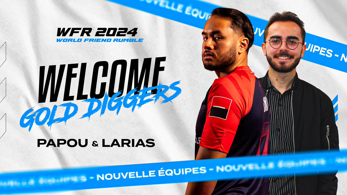 🇫🇷 ILS NE SONT PAS LÀ POUR PLAISANTER ! 
@GO_Papou  qui représente les couleurs de @Team_GO &amp; Larias la WF, vont s'allier le temps du World Friend Rumble !

🇬🇧 THEY'RE NOT HERE FOR FUN !
Papou for Team GO, and Larias for WF will be teaming up for World Friend Rumble !

#WFR24