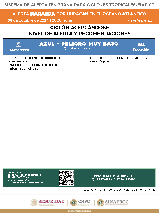 UIEMOficial's tweet image. #FamiliaUIEM
Conforme a los pronósticos del Servicio Meteorológico Nacional, se ha emitido una alerta naranja para ciclones tropicales en el Océano Atlántico. 
Sigamos cultivando el espíritu de apoyo y solidaridad que define a nuestra familia UIEM
#SomosUIEM