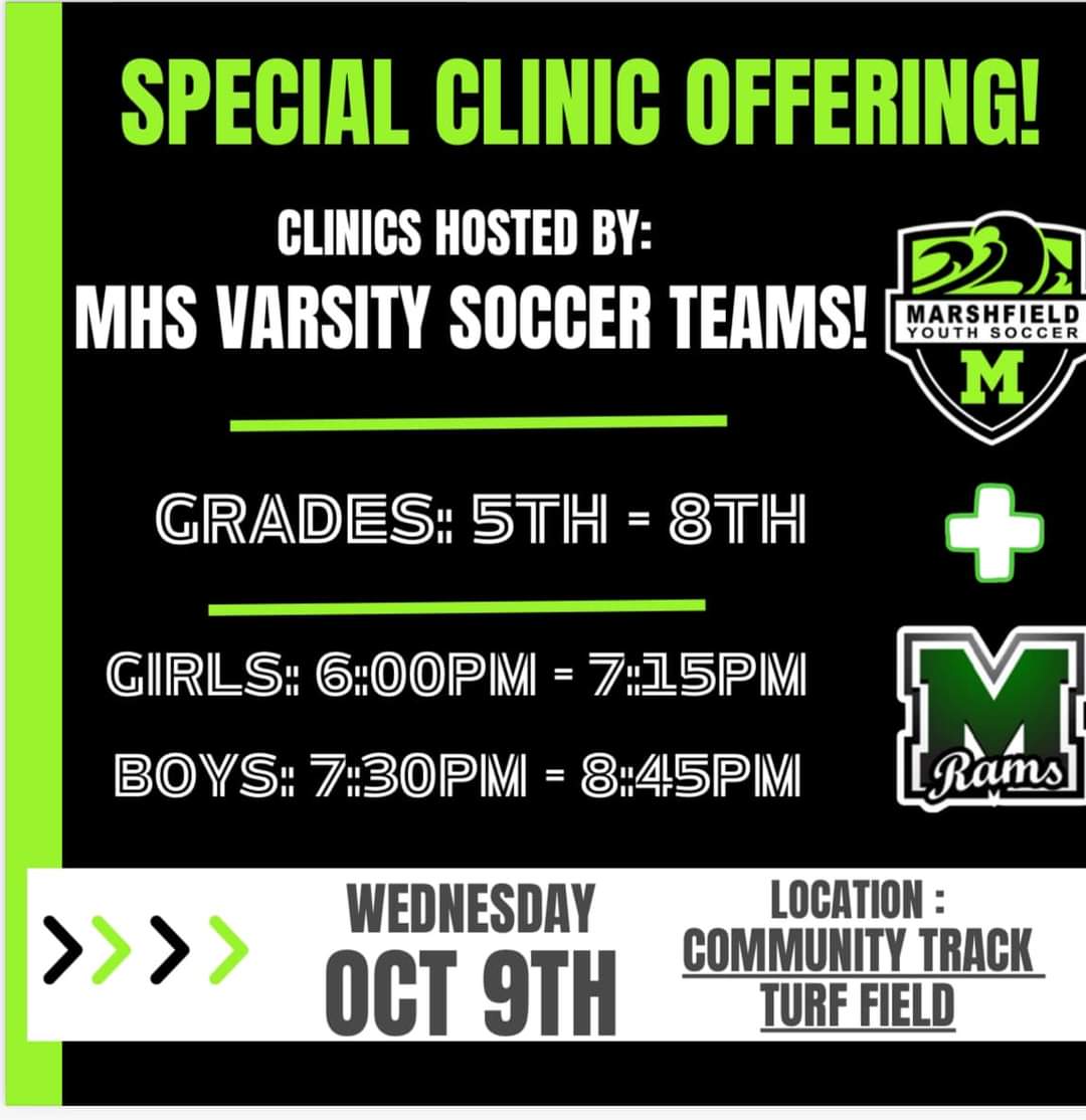 MHS Girls Soccer (@mhsgvsoc) on Twitter photo We look forward to this every season! See you soon MYS.
<a href="/GORAMSathletics/">Marshfield Athletics</a>
<a href="/FBMSPPAL/">FBMS Leadership Team</a>
<a href="/PrincipalCetner/">Amy Cetner</a>
#GoRams We look forward to this every season! See you soon MYS.
<a href="/GORAMSathletics/">Marshfield Athletics</a>
<a href="/FBMSPPAL/">FBMS Leadership Team</a>
<a href="/PrincipalCetner/">Amy Cetner</a>
#GoRams