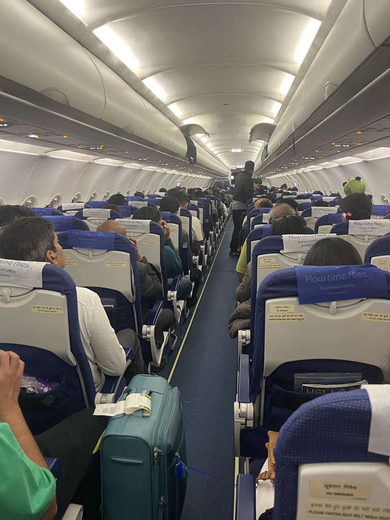 trivenigk's tweet photo. @qatarairways the worst experience I facing now by adding indigo as your partner for international 
I booked ticket from you and expect same or similar kind of service when we book the tickets from we are paying international price for domestic flight https://t.co/jdo0uNnMLW