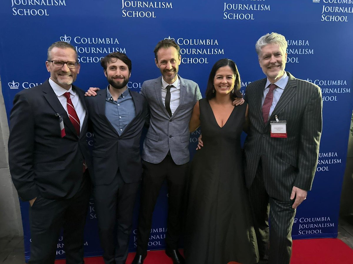 Alex Papadovassilakis (@alexpapadov) on Twitter photo Last night, <a href="/InSightCrime/">InSight Crime</a> received a special citation at the Maria Moors Cabot Prize in NYC.
It has been a pleasure to work for this team over the past 5 years.
Congrats to my bosses, <a href="/stevensdudley/">steven dudley</a> and <a href="/jerrymcdermott/">Jeremy McDermott</a>, plus the other illustrious recipients 👏 Last night, <a href="/InSightCrime/">InSight Crime</a> received a special citation at the Maria Moors Cabot Prize in NYC.
It has been a pleasure to work for this team over the past 5 years.
Congrats to my bosses, <a href="/stevensdudley/">steven dudley</a> and <a href="/jerrymcdermott/">Jeremy McDermott</a>, plus the other illustrious recipients 👏