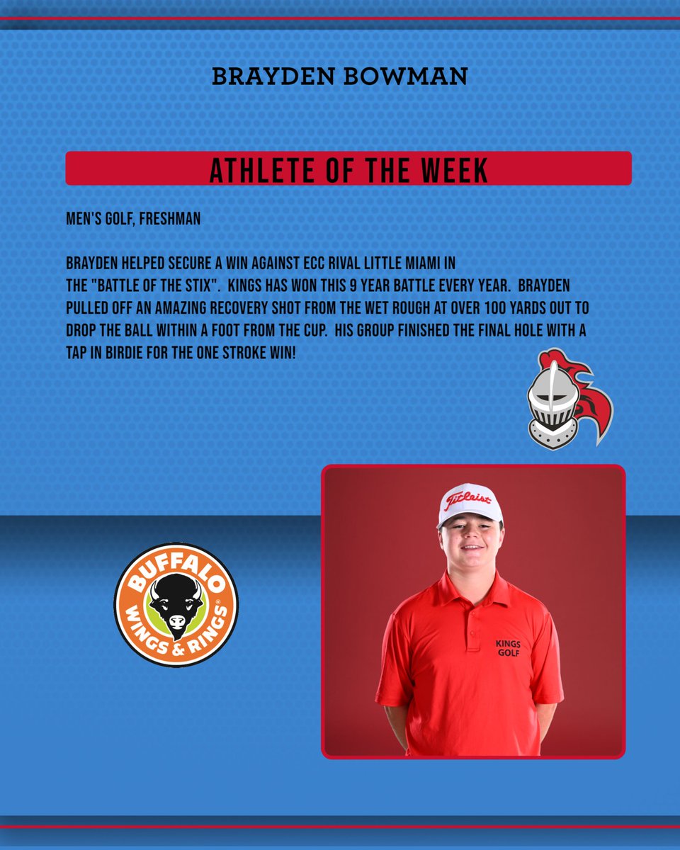 kingsathletics's tweet photo. Check out our Athlete of the Week! https://t.co/Zh5Ymv1k1N