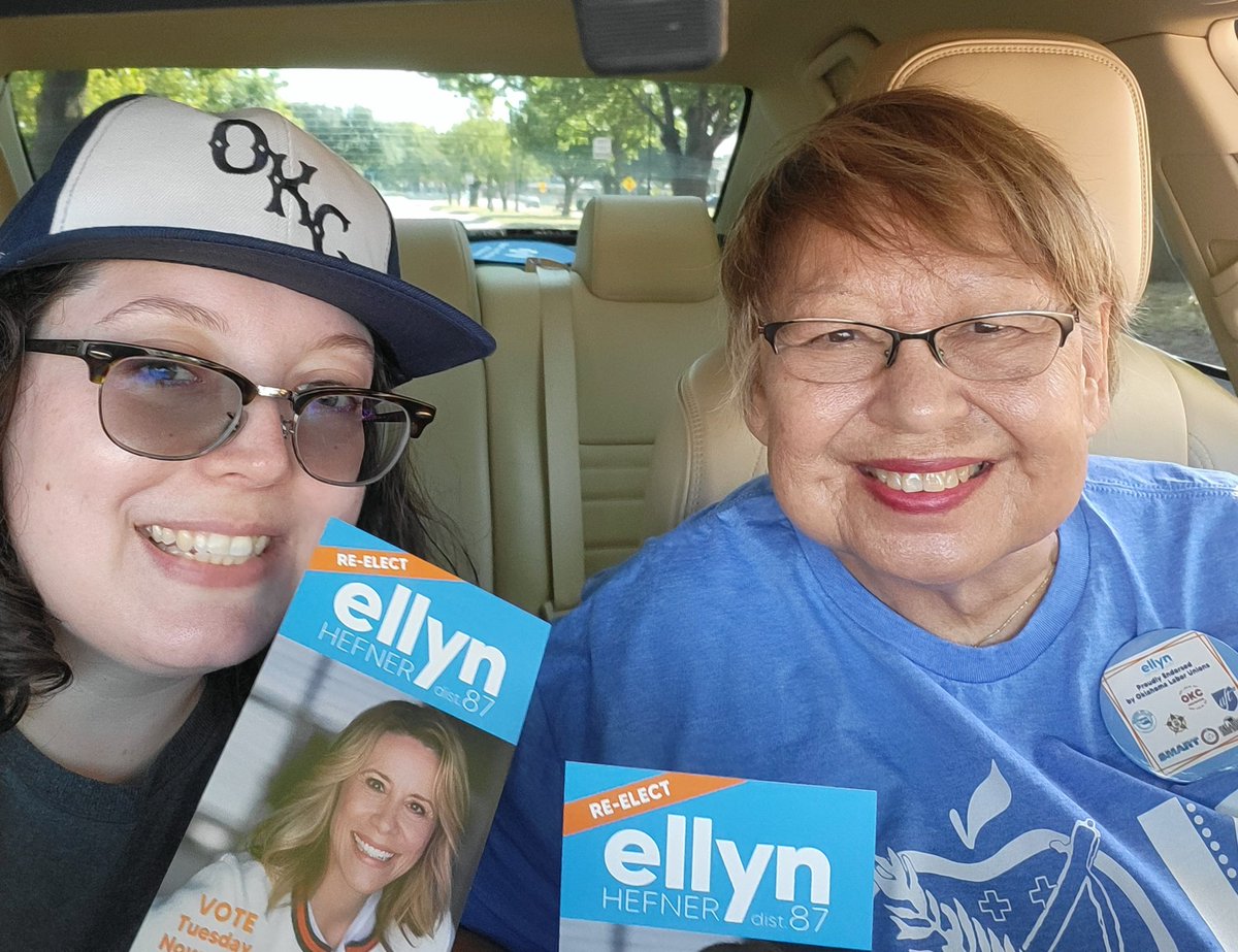 OKCOLF's tweet image. Started this morning with a walk for Ellyn Hefner - HD 87!!

We'll be walking every Saturday until Election Day, so if you are interested in volunteering - let us know!