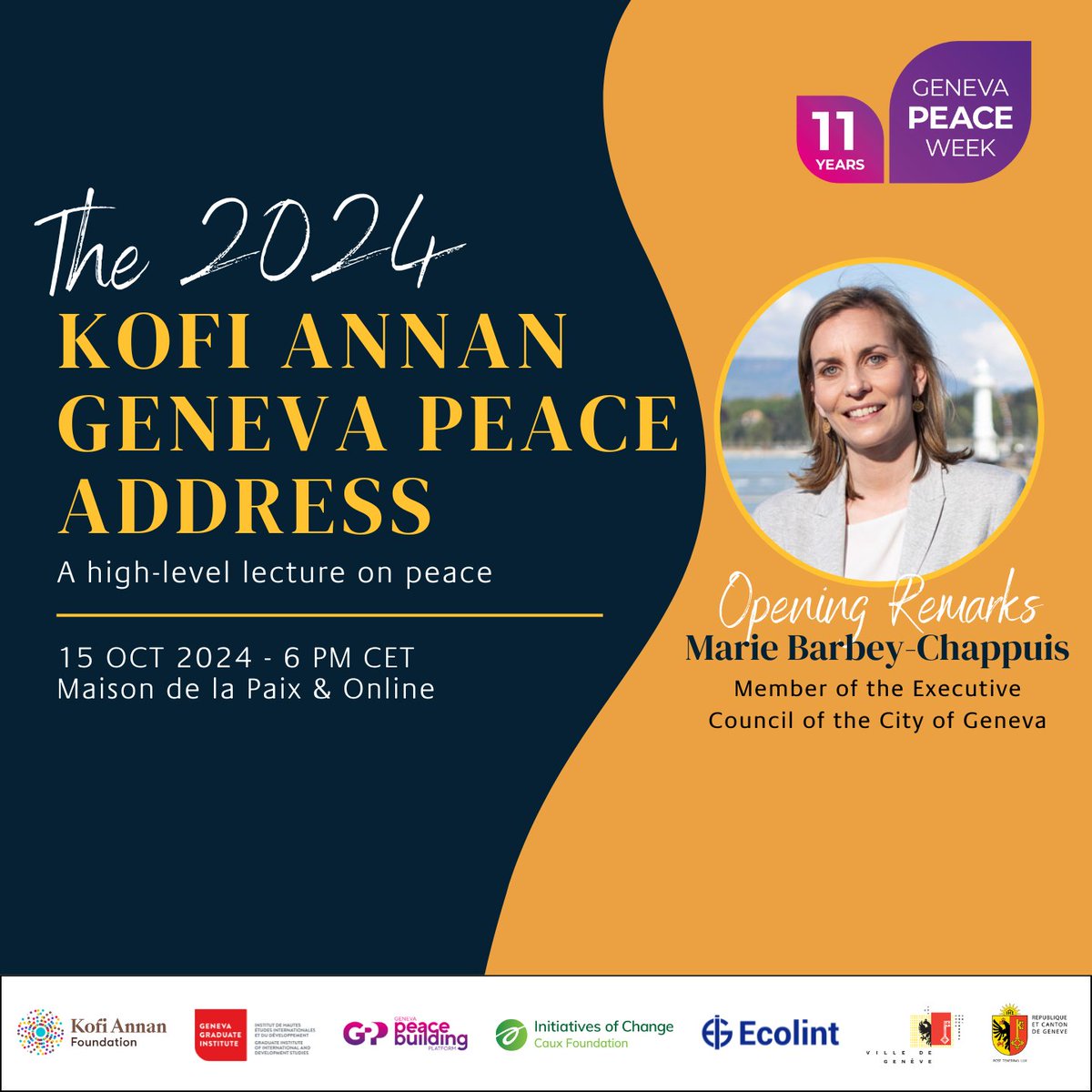 Kofi Annan Foundation (@kofiannanfdn) on Twitter photo <a href="/ipinst/">Intl Peace Institute</a> <a href="/TheElders/">The Elders</a> <a href="/krisforpeaceph/">KRIS</a> <a href="/Xtremely2gether/">Extremely Together</a> <a href="/caux_iofc/">Caux Initiatives of Change Foundation</a> @GenevaPeaceWeek @GPPlatform <a href="/GVAGrad/">Geneva Graduate Institute</a> <a href="/VilleDeGeneve/">Ville de Genève</a> Opening remarks for the 2024 Kofi Annan Geneva Peace Address will be provided by Marie Barbey-Chappuis, Member of the Executive Council of the City of Geneva.
Register: bit.ly/3NbYadn
#KofiAnnan #GenevaPeaceAddress
@GenevaPeaceWeek <a href="/caux_iofc/">Caux Initiatives of Change Foundation</a> @GPPlatform
<a href="/GVAGrad/">Geneva Graduate Institute</a> <a href="/ipinst/">Intl Peace Institute</a> <a href="/TheElders/">The Elders</a> <a href="/krisforpeaceph/">KRIS</a> <a href="/Xtremely2gether/">Extremely Together</a> <a href="/caux_iofc/">Caux Initiatives of Change Foundation</a> @GenevaPeaceWeek @GPPlatform <a href="/GVAGrad/">Geneva Graduate Institute</a> <a href="/VilleDeGeneve/">Ville de Genève</a> Opening remarks for the 2024 Kofi Annan Geneva Peace Address will be provided by Marie Barbey-Chappuis, Member of the Executive Council of the City of Geneva.
Register: bit.ly/3NbYadn
#KofiAnnan #GenevaPeaceAddress
@GenevaPeaceWeek <a href="/caux_iofc/">Caux Initiatives of Change Foundation</a> @GPPlatform
<a href="/GVAGrad/">Geneva Graduate Institute</a>