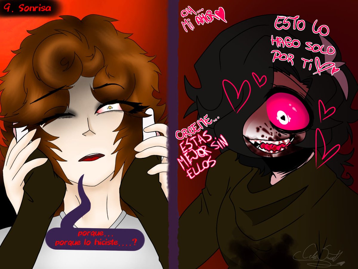 Creadora_terror's tweet photo. 9. Sonrisa 😈💕
#yanderetober #yanderetober2024
#yandere #bellkilming #calixta #digitalart #CalixtaxBell https://t.co/puFBLLvAA8