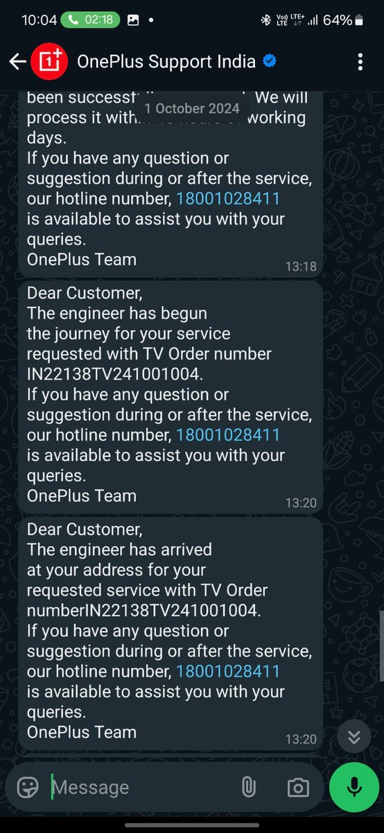 Shanu8750's tweet photo. From last 2 months I am trying to get my TV fixed but till date no progress Very bad experience @OnePlus_IN @oneplus #disappointed https://t.co/xXscuHj5bd