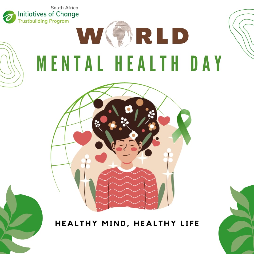 October is mental health month, what advise can you give to help us priorities out mental health?