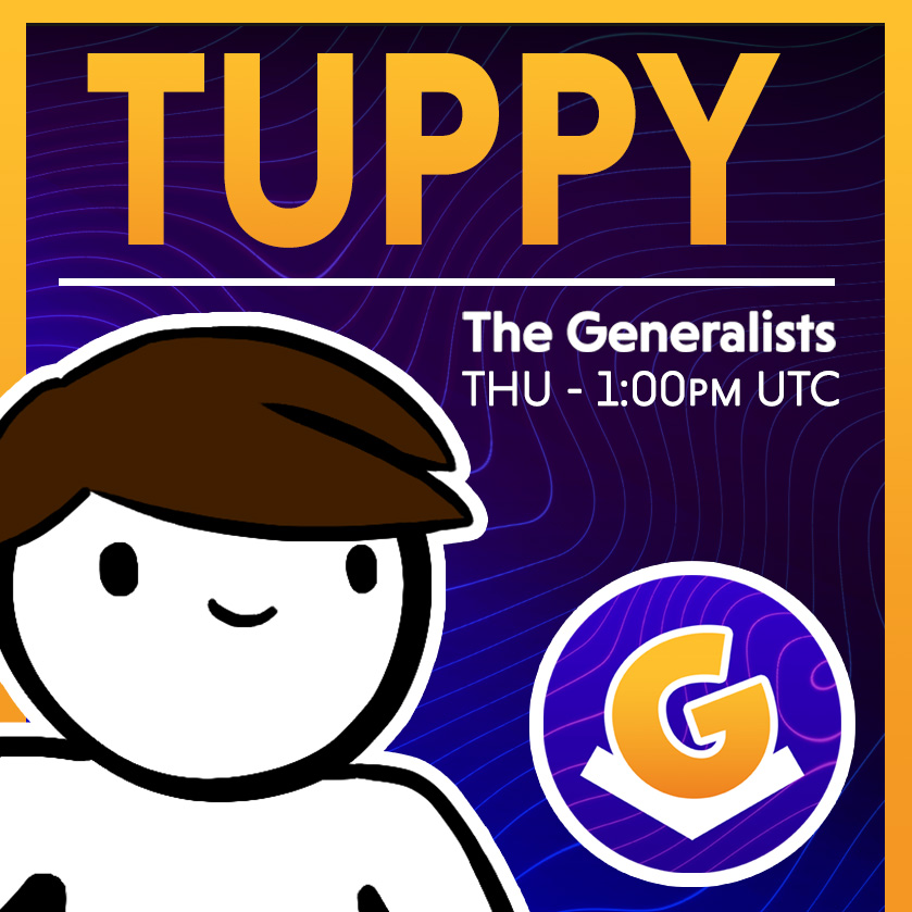 jack_generalist's tweet image. 🎙️Tomorrow's Podcast Guest!
This Thursday (1:00 am UTC) I’m thrilled to announce that our upcoming episode of The Generalists podcast is Tuppy the one behind @onetupthree YouTube channel!
🔴Catch the episode live on Discord!
Event Link: discord.gg/VBVnDj8F?event…