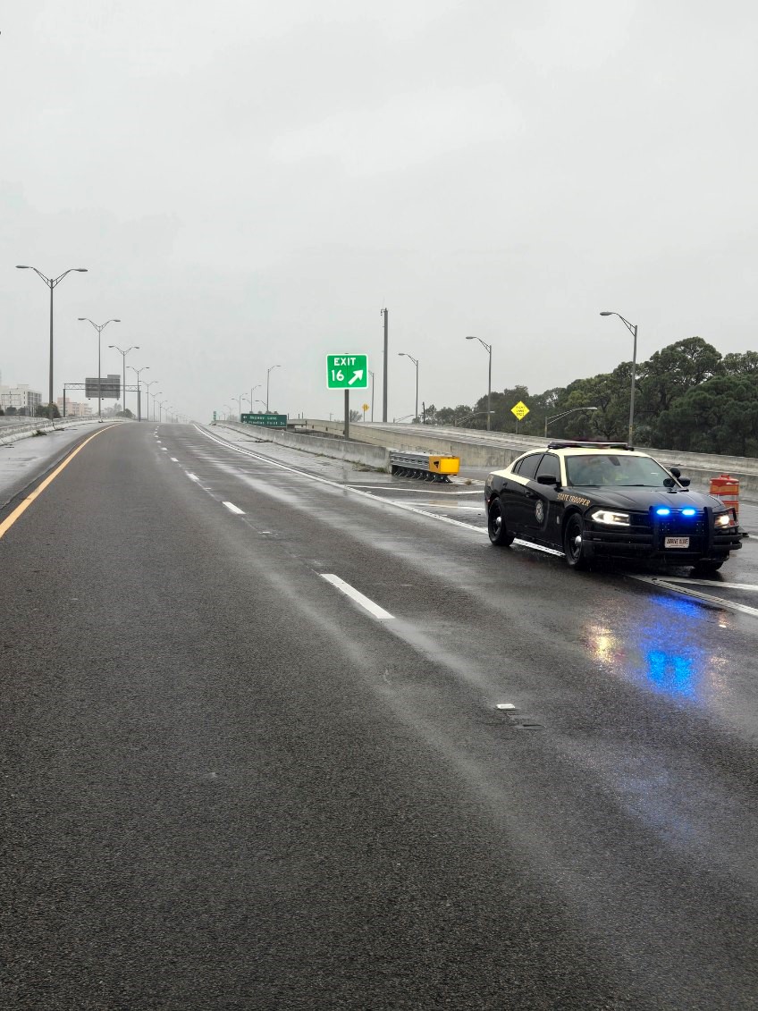 Media Update:

&gt;The Skyway Bridge is now CLOSED to all traffic.
&gt;The Howard Frankland Bridge is now CLOSED to all traffic.
&gt;Westbound Gandy Bridge is now CLOSED to all traffic.
&gt;Westbound Courtney Campbell is now CLOSED to all traffic.