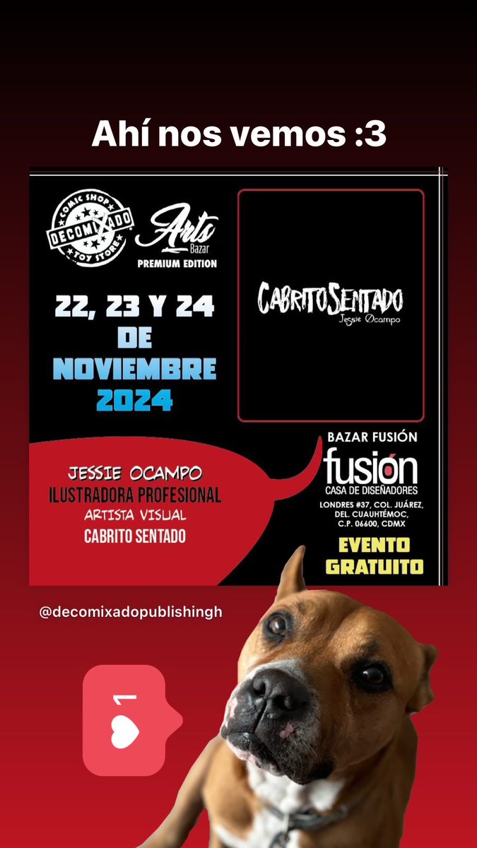 CabritoSentado's tweet photo. Pero ¡que cosas!

La entrada al evento es gratuita, aprovechen :3 https://t.co/MjZz50iDLT