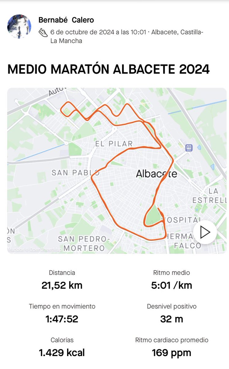 #173 MEDIO MARATÓN DE ALBACETE

Casi de vuelta