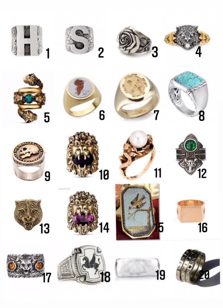 HSFEATURES's tweet photo. What is your favourite ring? #HarryStyled https://t.co/fDrxxUrWGZ