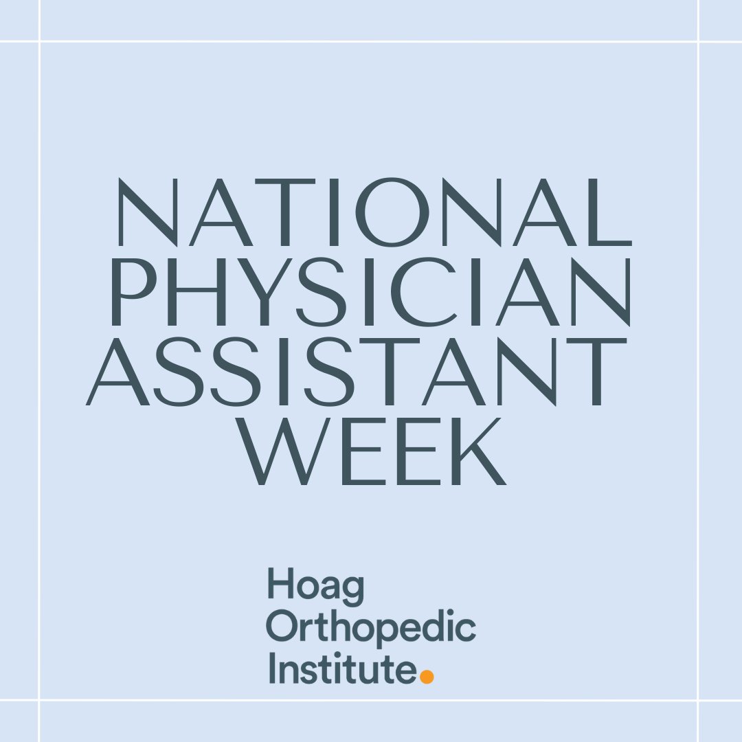 Happy National Physician Assistant (PA) Week! 

This week, we celebrate the incredible PAs who make a world of difference in healthcare every day.

Thank you for your tireless work, your empathy, and your commitment to improving patient lives.