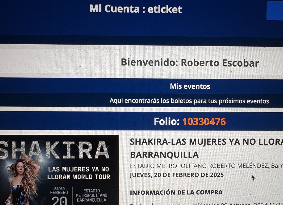 porterocotilla's tweet photo. Quien va desde España a #colombia a ver a #Shakira … https://t.co/x2Y9dkJw98