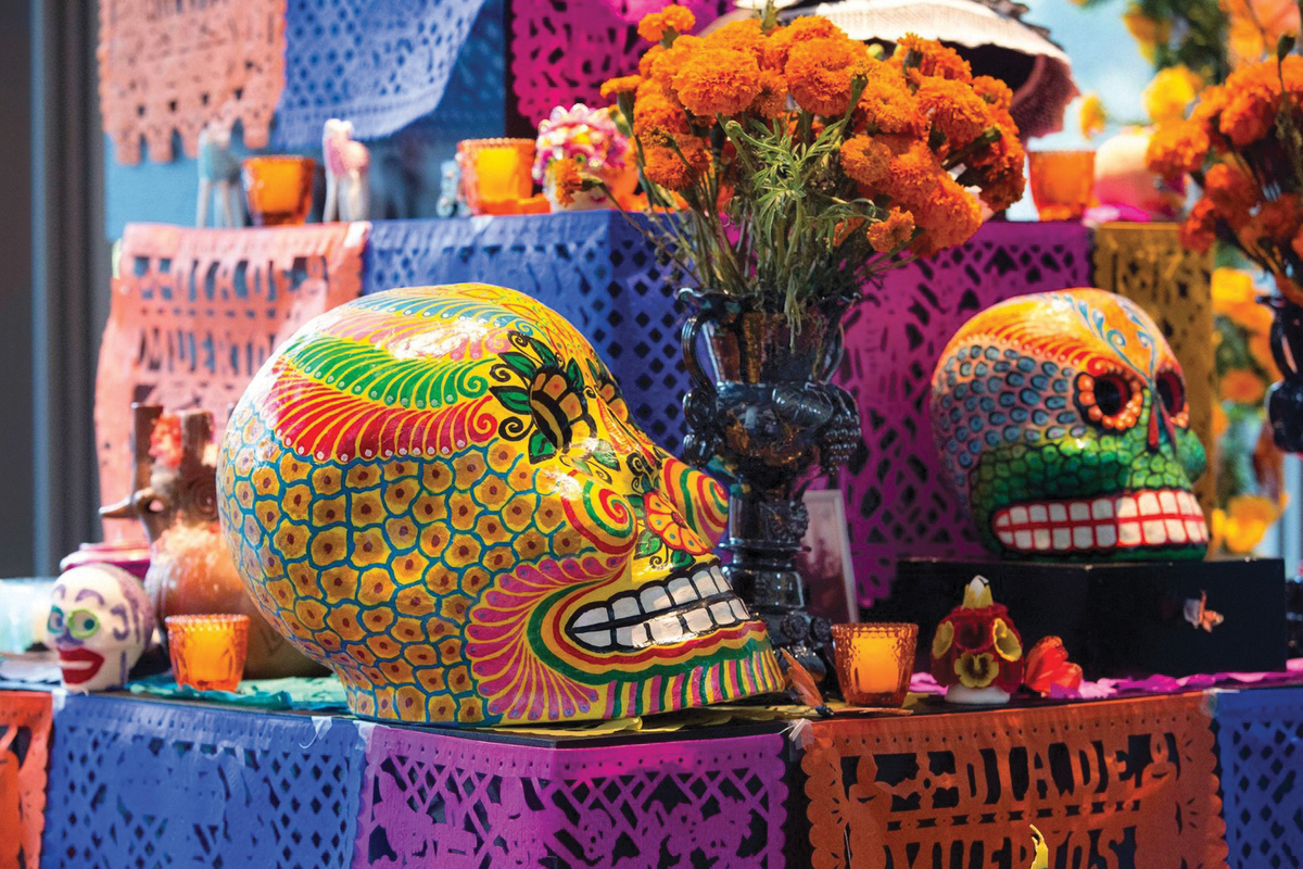 Visit our 1st ever Community Ofrenda! Bring your traditional offerings such as marigolds, papel picado, or pictures in frames to our Northside branch. The ofrenda opens at 12:00 PM on Friday, November 1st and will remain on display until November 9th.  bit.ly/4ev7VzA