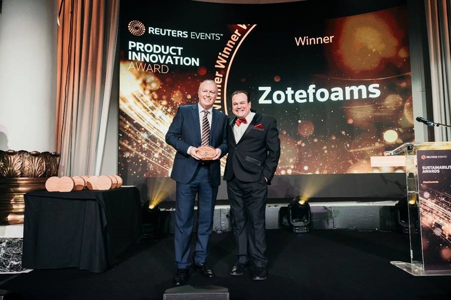 ReZorce® mono-material barrier packaging wins Product Innovation at 2024 <a href="/Reuters/">Reuters</a>  Sustainability Awards @Zotefoams
spnews.com/rezorce-wins/
#sustainablepackaging #recyclability #packaging #sustainability #circulareconomy #recycledmaterials #resourceefficiency