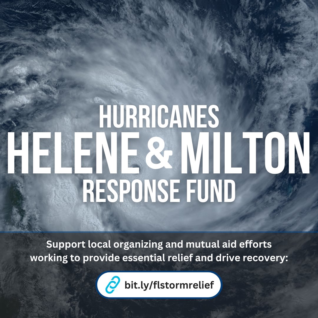 Communities across the Southeast are facing tremendous challenges in the wake of Hurricanes Helene and now Milton. From providing immediate relief to advocating for fair recovery, grassroots organizers are on the frontlines.