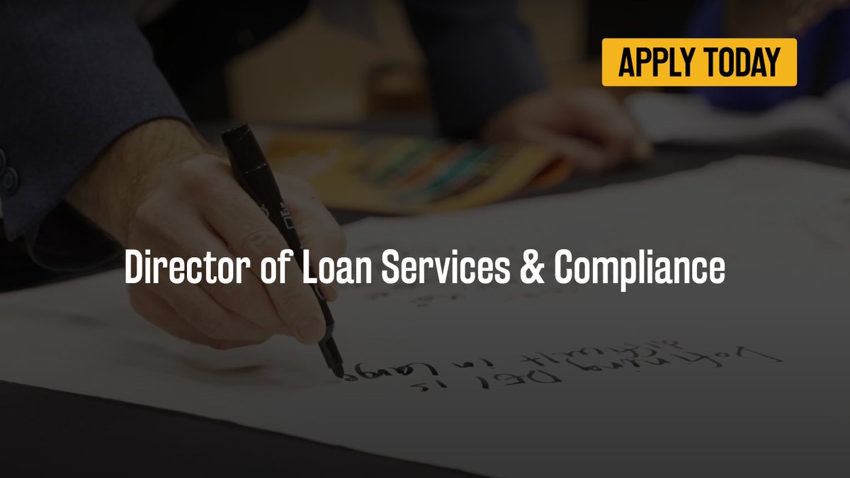 NetWork Kansas has two exciting opportunities available for driven professionals:

Director of Loan Services and Compliance 
Oversee all NetWork Kansas loan transactions, evaluate direct loan projects, support partners in assessing loan applications, and more!
👉 Full Time |