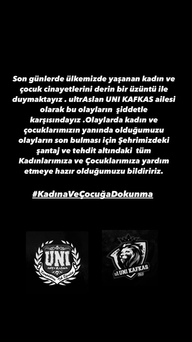 #KadınaVeÇocuğaDokunma 

#ultrAslanUNI
#DoğuAnadoluBölge