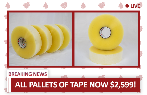 SneedCoding's tweet photo. Looking for smooth sealing⛵ without overspending🤔? 
⏱️For a limited time, you can get our SNEED-PACK® Tape Pallet for only $2,599, with your choice of Hot-Melt or Acrylic tape.
#TapeSavings #SNEEDPACK #SmoothSealing #StayStocked #HowItspackaged #KeepPackagingSimple https://t.co/BXTm40a4KG