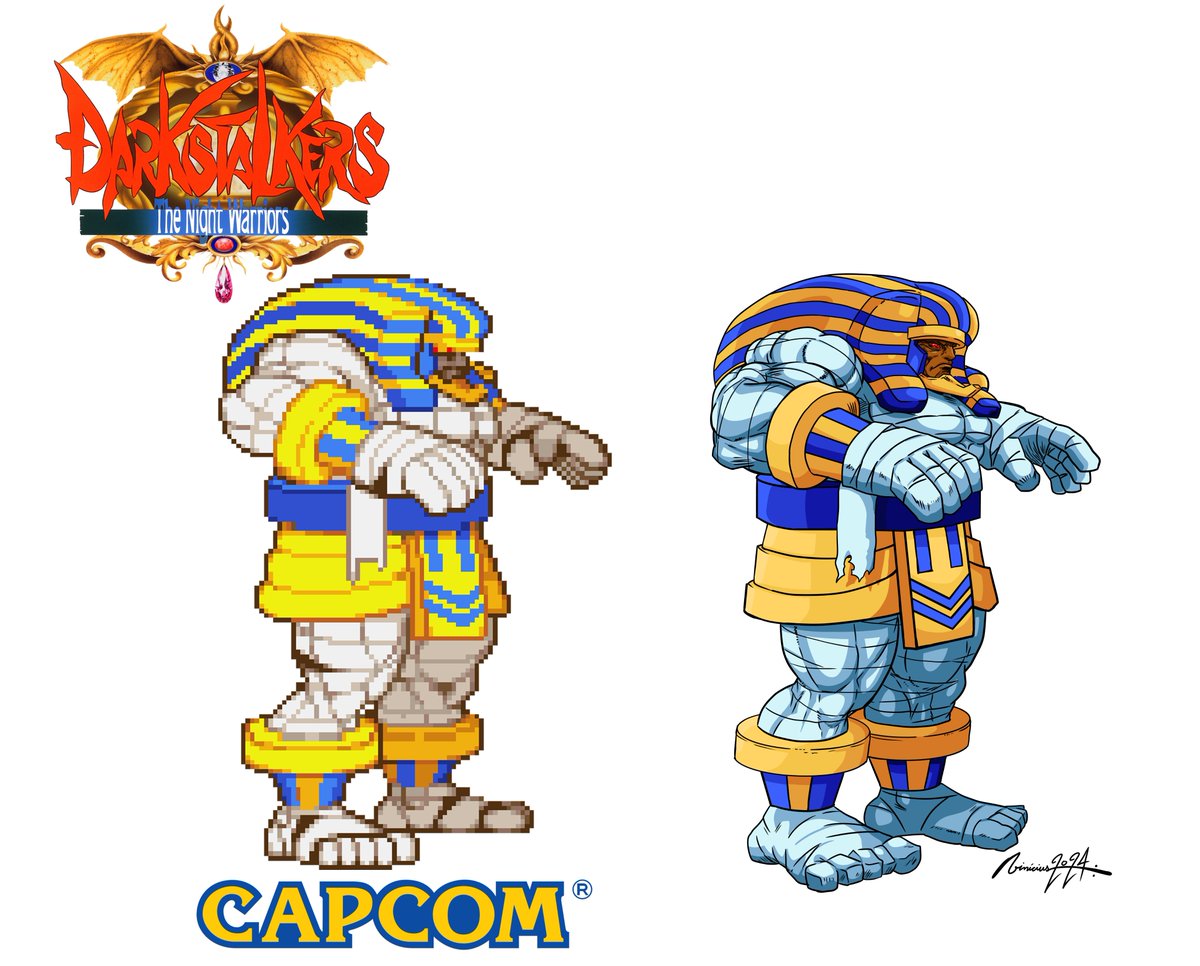 viniciusdemou20's tweet photo. Anakaris de Darkstalkers.
Darkstalkers Remake.
Arte e cores por : @viniciusdemou20
#Darkstalkers #capcom #capcomjp #Anakaris https://t.co/QrDn1gbfIK