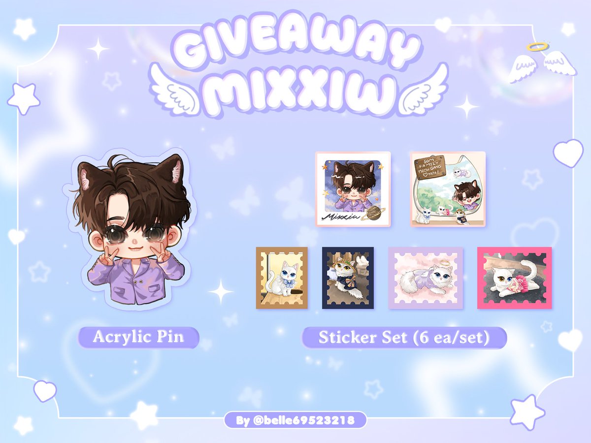 belle69523218's tweet photo. และมี 『GIVEAWAY FOR 𝐇𝐚𝐩𝐩𝐲 𝟐𝟔𝐭𝐡 𝐌𝐢𝐱𝐱𝐢𝐰 𝐃𝐚𝐲 』
set #WonderProjectForMix26BD ✨
ꔛ เฉพาะ Hongthai Inhaler & Sticker Set ꔛ ติดไปด้วยนะคะ (Arcylic Pin หมด) https://t.co/mLwA6kqy9G