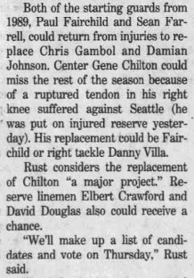 CMassPolitics's tweet photo. Sunday gave me "1990 #Patriots" vibes. So I visited the Globe archives. From 10/9/90: The def coordinator turned head coach was in denial. Team washed their hands of player conduct, let commish handle it. Pats OL was a shambles. NFLPA wanted to close locker rooms. Eerily similar. https://t.co/kzmuUOUlTG