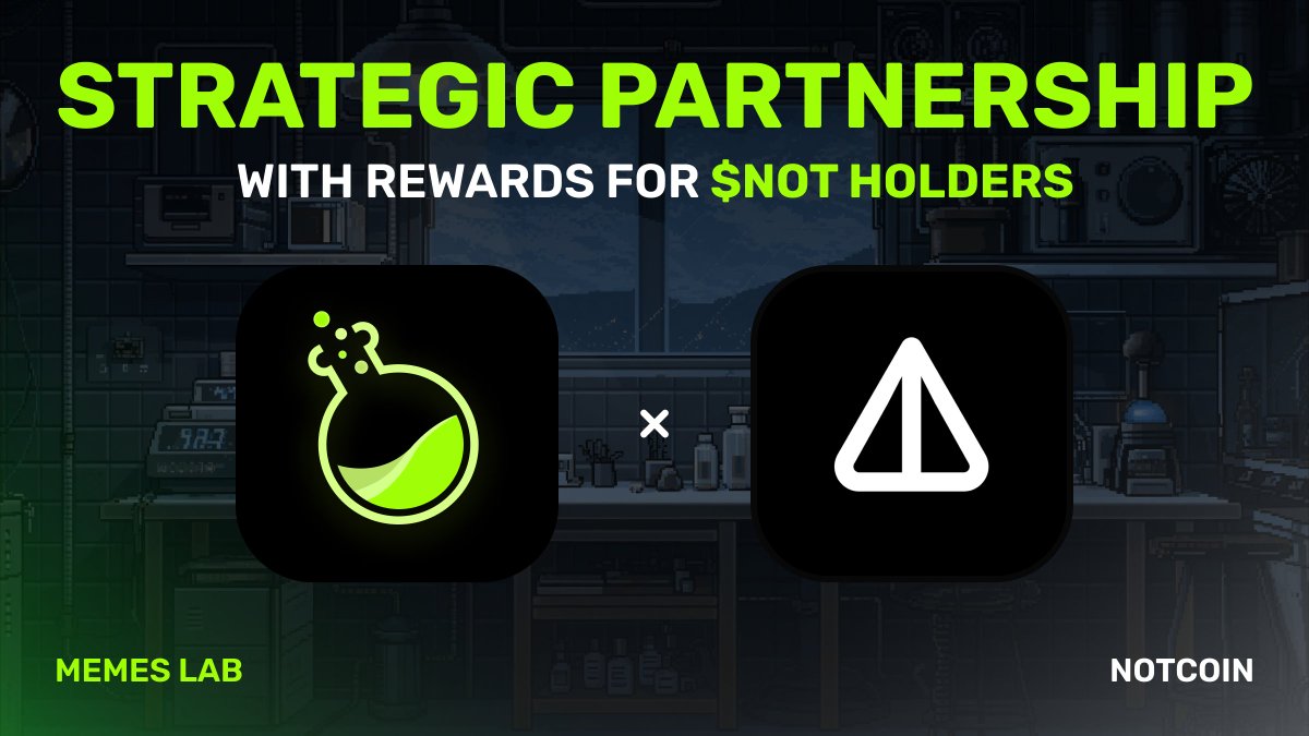 Memecoin season on TON, with the support from <a href="/thenotcoin/">Notcoin Ø</a> and rewards for $NOT holders — <a href="/memeslabxyz/">Memes Lab</a>!

Complex meme-infrastructure with a long term vision, positioned to own the meme niche for the 900 million+ users of Telegram

What benefits can you expect? Let's dive in to