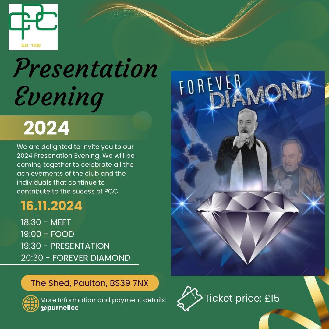 You asked, we delivered.

Forever Diamond 16.11.24 

PS There will also be a bit of food and a few awards handed out 

👖👖👖👖👖👖👖👖👖👖👖👖👖