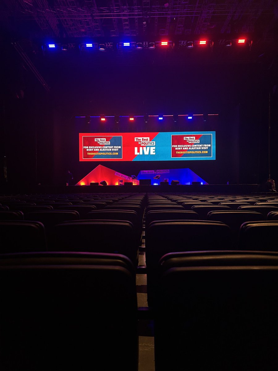 RestIsPolitics's tweet photo. Warming up for our show tonight in Birmingham #TRIPlive 🎭 https://t.co/W8ysdXYzKH