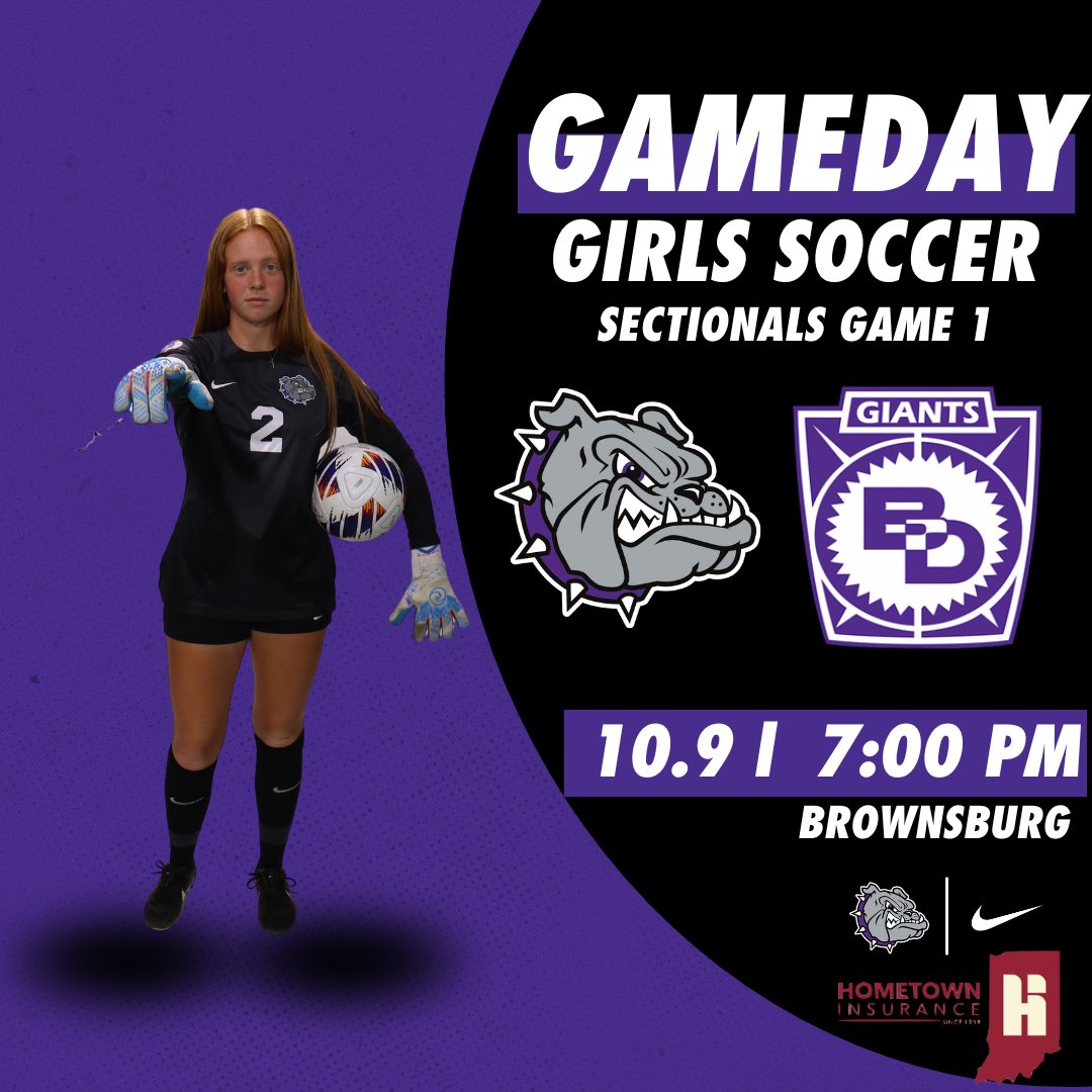 Brownsburg Athletics (@bhsdogs) on Twitter photo It’s #GAMEDAY
🏐 » <a href="/bhsdogs_gsoccer/">BHS Girls Soccer</a>
🆚 » <a href="/GiantAthletics/">Ben Davis Giants</a>
⏱ » 7:00 PM
📍 » Brownsburg High School
🎟 » brownsburgbulldogs.com/Events (brownsburgbulldogs.com/Events)
#BulldogTough x #BulldogFamily It’s #GAMEDAY
🏐 » <a href="/bhsdogs_gsoccer/">BHS Girls Soccer</a>
🆚 » <a href="/GiantAthletics/">Ben Davis Giants</a>
⏱ » 7:00 PM
📍 » Brownsburg High School
🎟 » brownsburgbulldogs.com/Events (brownsburgbulldogs.com/Events)
#BulldogTough x #BulldogFamily